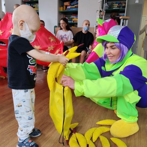Вчера в онкологическое отделение РДКБ им. Пирогова приезжали аниматоры!